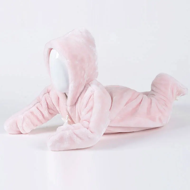 Baby Jumpsuit Climbing Clothes 100% Cotton Newborn Girl Boy Rompers Hooded Infants Babe Costume 0-3 3-6 6-9 Months Kid | Детская одежда