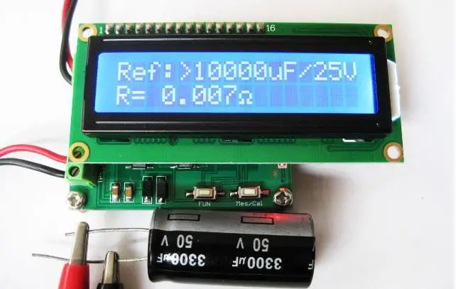 Free Shipping! 1pc Battery internal resistance meter ESR Tester Milliohmmeter Capacitance on-line detector SENSOR | Электронные