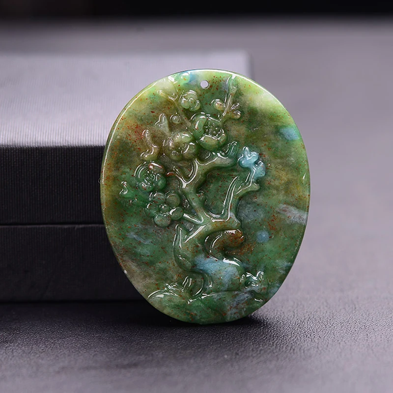 Оптовая продажа красное и зеленое сокровище натуральное ожерелье из каменных