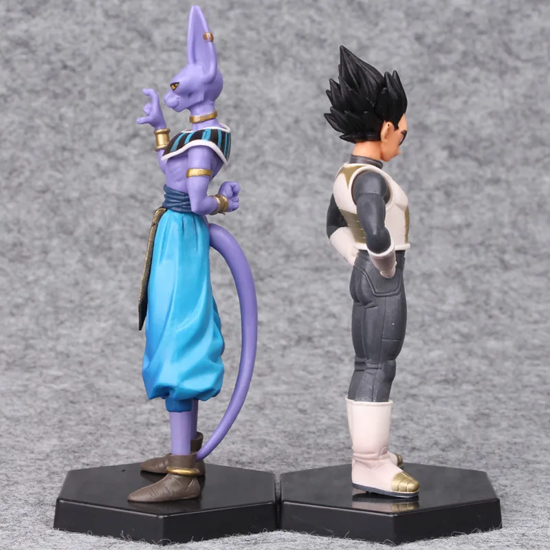 2 шт./лот Dragon Ball Vegeta &amp Beerus ПВХ аниме фигурка игрушка мультфильм Жемчуг дракона