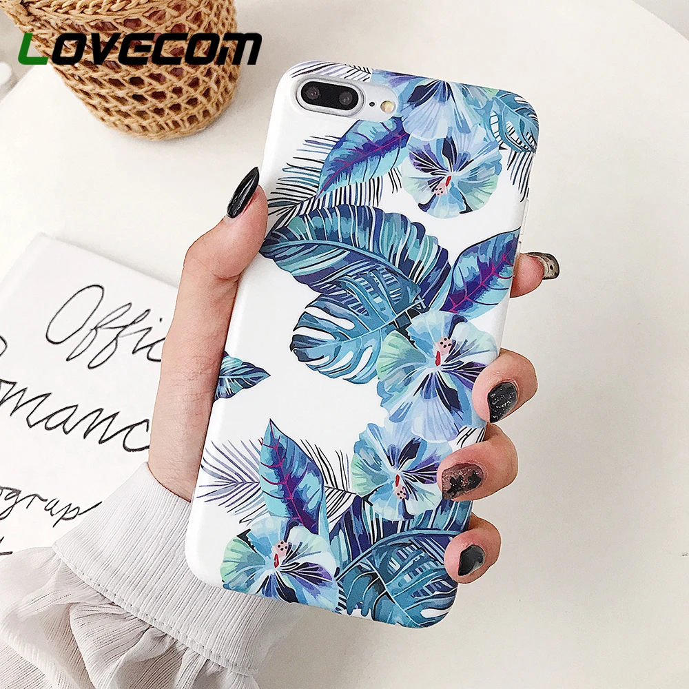 LOVECOM Винтаж банан листья и цветы чехол для телефона для iPhone 11 Pro Max XR XS Max 6 6S 7 8 Plus X мягкий IMD Телефон задняя крышка чехол
