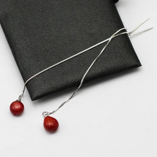 Beadsnice 925 Sterling Silver Fashion Designs Long Chain Post Earrings | Украшения и аксессуары