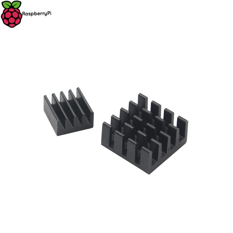 Теплоотвод из алюминия и черного цвета с охлаждением также для Raspberry Pi 3 Model B plus
