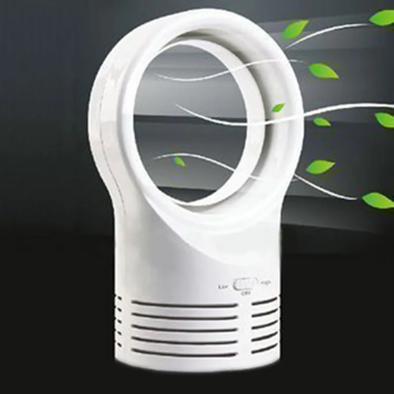 

Hot Fashion Mini Bladeless Fan Sleeping Electric Cooling Super Quiet Two Speed Air Fans for Home Students HY99 JU28