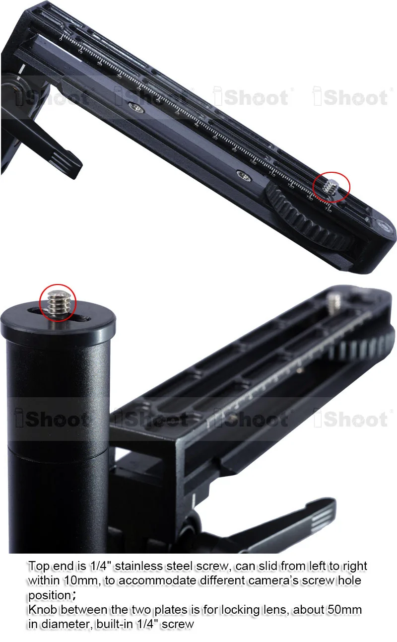 Кронштейн для телеобъектива с длинным фокусом и увеличением быстроразъемной