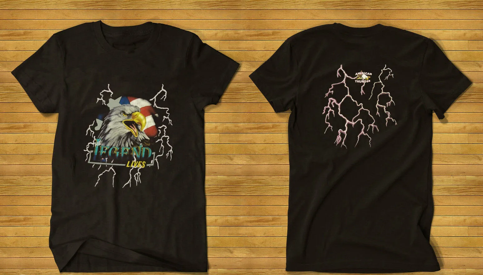 Винтажная футболка с изображением американского грома белоголовый Орел легенда