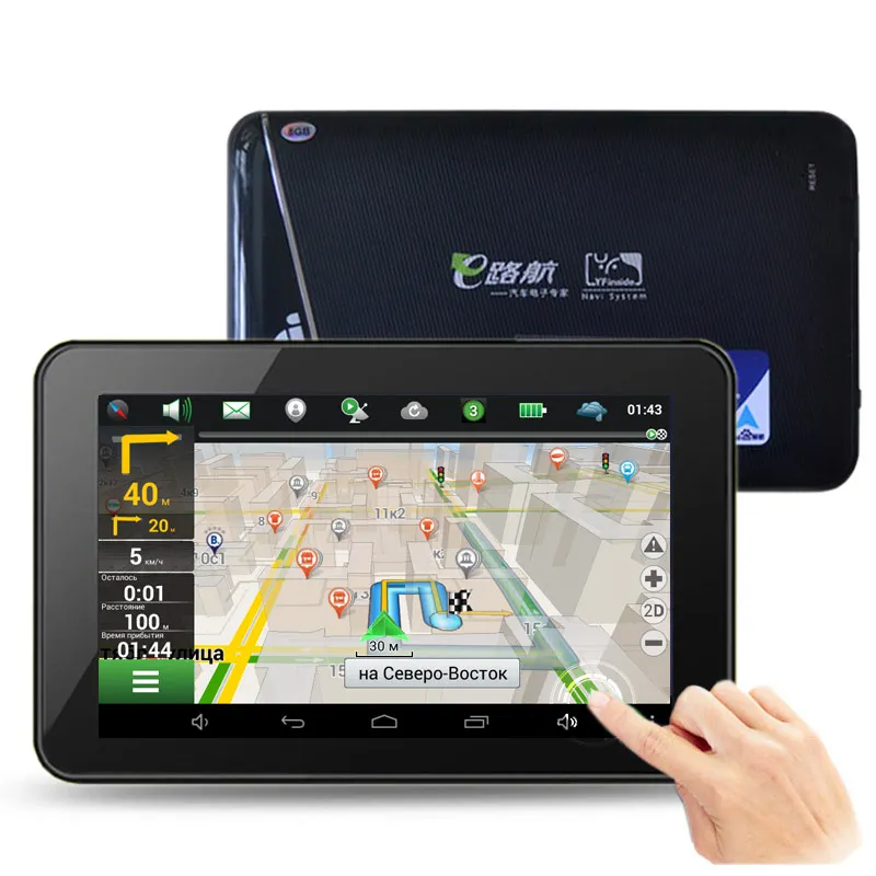 Android 4.4.2 7 дюймовый экран Navitel Россия Карта Автомобильная gps навигация|car navigation|gps
