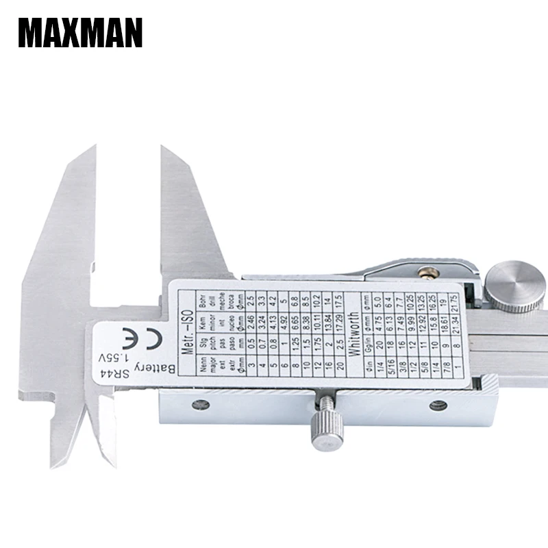 Штангенциркуль MAXMAN 0 150 мм измерительный инструмент из нержавеющей стали