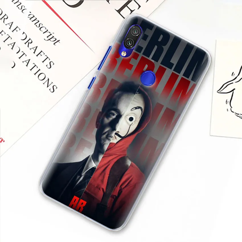 Чехол для телефона La Casa de papel для Xiao mi Red mi 7 5 6 Pro Note 7 Pro 5 5A 6 mi A1 A2 8 Lite 9 чехол