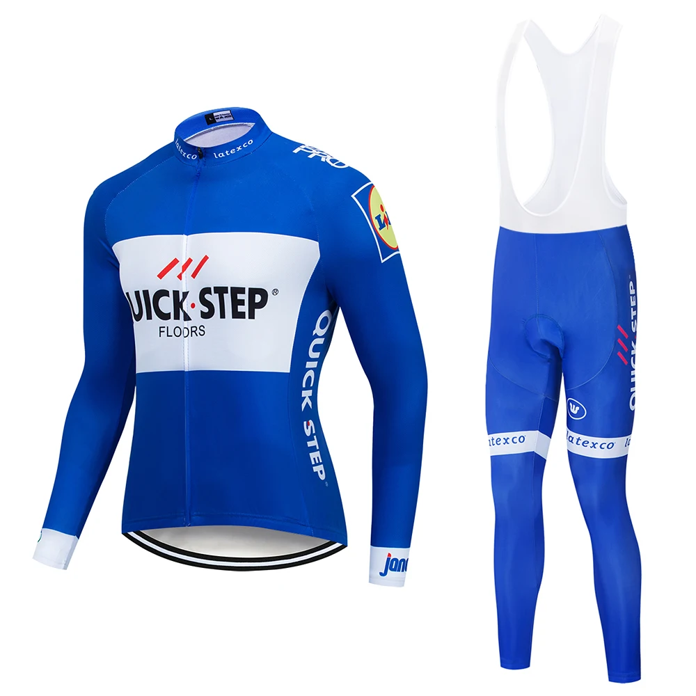 Cycling suit Быстрый шаг мужские про команды Велоспорт Джерси с длинным рукавом велосипед MTB комбинезон костюм быстросохнущая дышащая гоночная велосипедная одежда - Цвет: Cycling suit