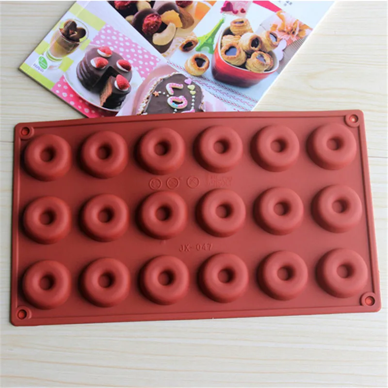 Силиконовая форма сделай сам мини пончик торт силикона выпечки Инструмент