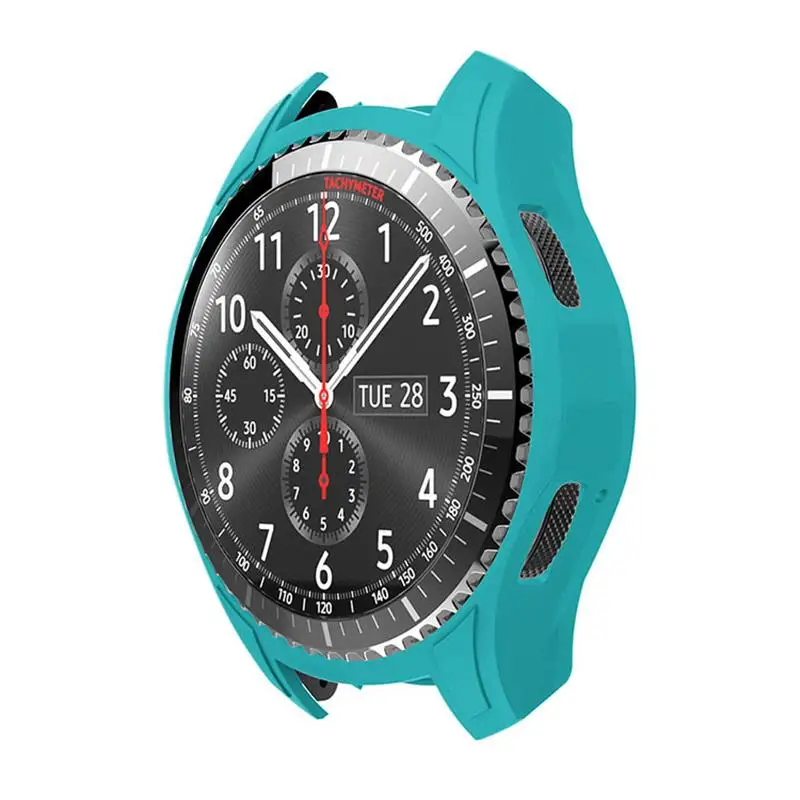 Стильный защитный чехол для Samsung Galaxy Watch 46 мм/Gear S3 Frontier силиконовый противоударные