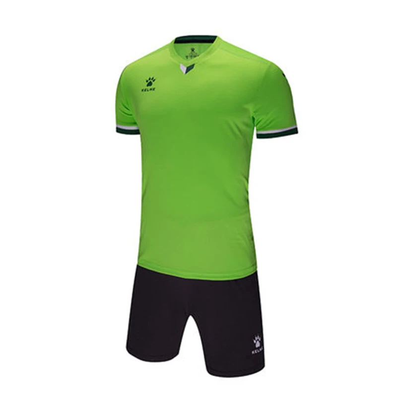 Kelme, Мужская футболка для футбола, тренировочная футболка, набор, заказной дышащий Survete, Мужская футболка, 3891048 - Цвет: Green