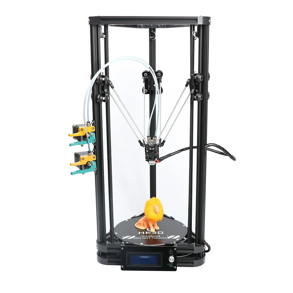 HE3D autolevel K200 2 в 1 экструдер DIY delta 3d принтер комплект поддержка мульти материал нити Высокая точность высокое качество