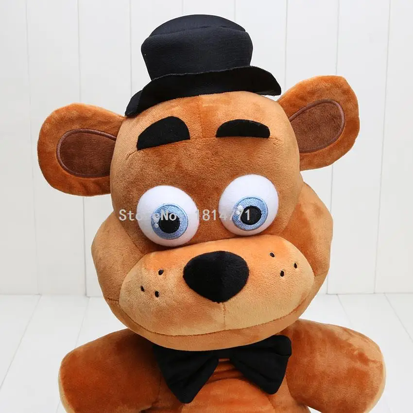 Супер большой 45 см FNAF пять ночей у Фредди плюшевые игрушки Золотой Фредди Fazbear Бонни и Чика мангл Фокси Мягкая кукла игрушка