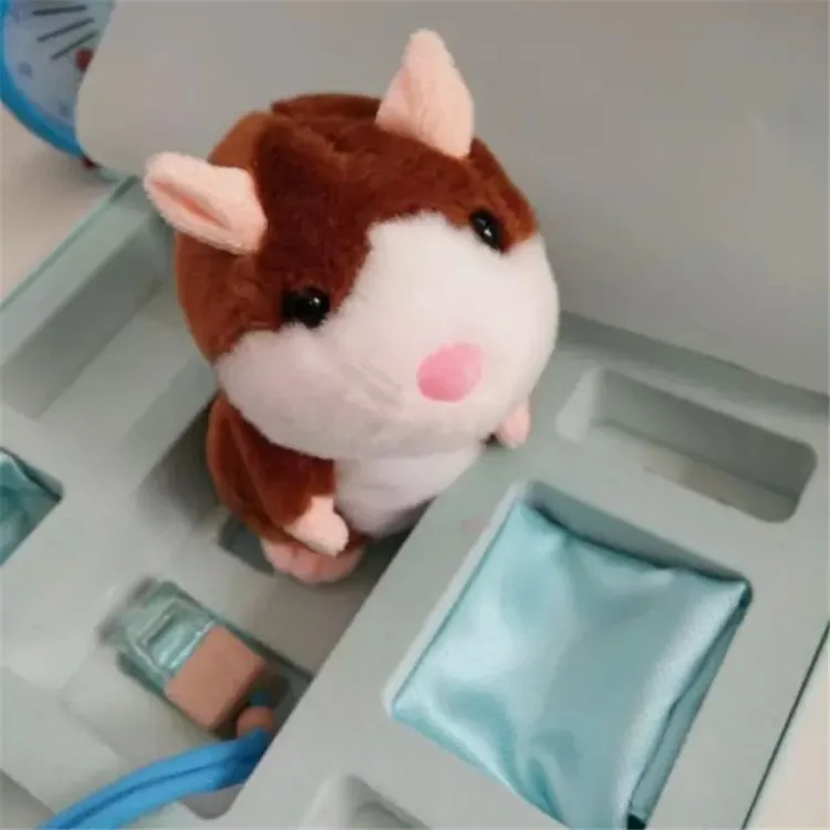 Пользовательские голосовые записи говорящий хомяк плюшевая игрушка повторитель