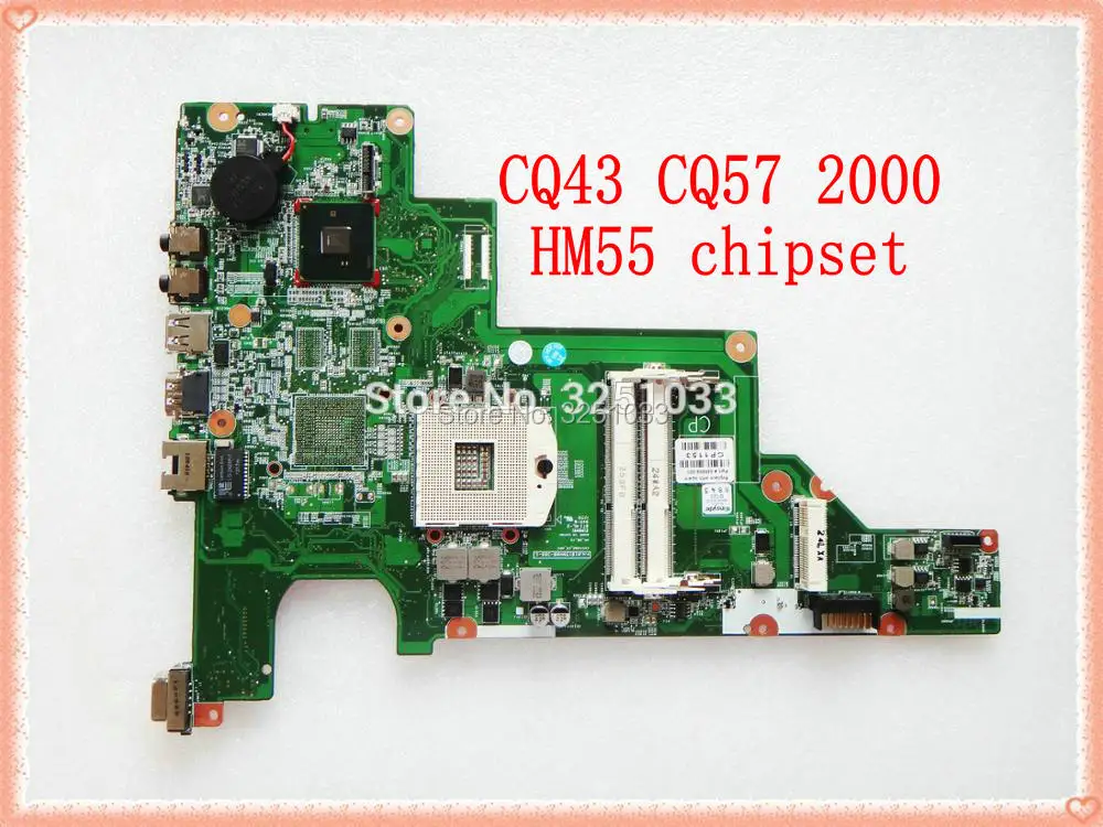 646669-001 для hp 430 631 CQ43 ноутбук ПК ноутбук материнская плата для hp 630 430 Ноутбук HM55 DDR3