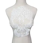 Вышитый воротник-аппликация в виде черепа, 31 см