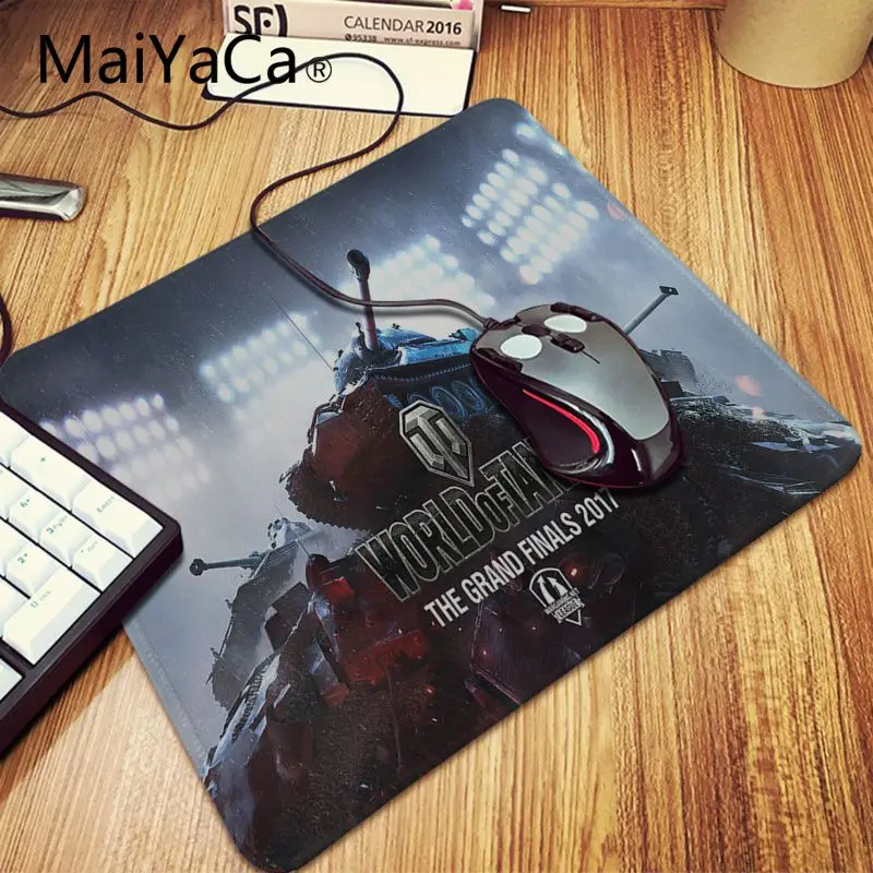 Maiyaca милый коврик с изображением танки для мышки в стиле аниме большой игровой