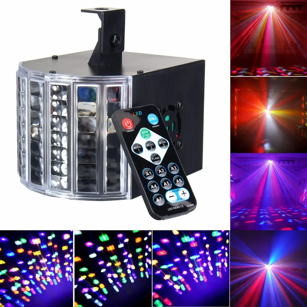 Smuxi DMX512 голосовой пульт дистанционного управления светодиодный RGB эффект Освещение ночник DJ диско бар вечерние свадебные Рождественский Декор AU Plug