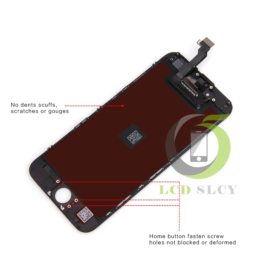 ЖК дисплей для iPhone 6 сенсорный экран 4 7 дюйма 10 шт./партия черно белый дигитайзер в