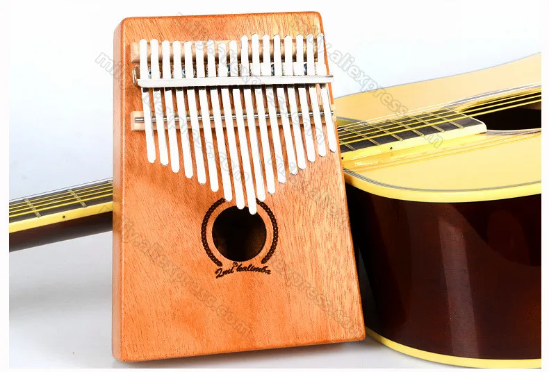 10/17 клавиша на палец Kalimba Mbira Sanza большой пианино карманный размер клавиатура с
