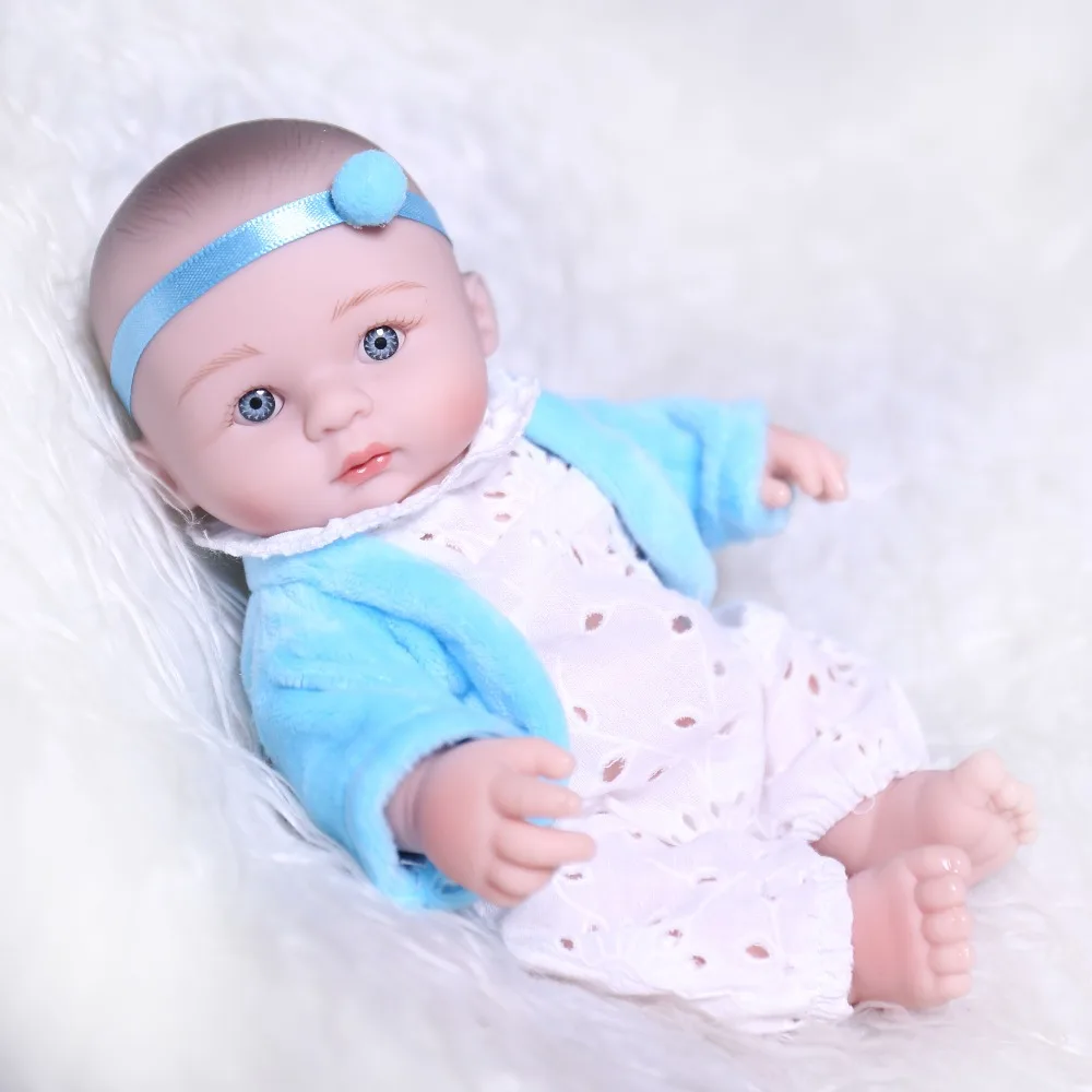 Силиконовые маленькие игрушки Reborn Baby модель куклы мягкие Подарки для