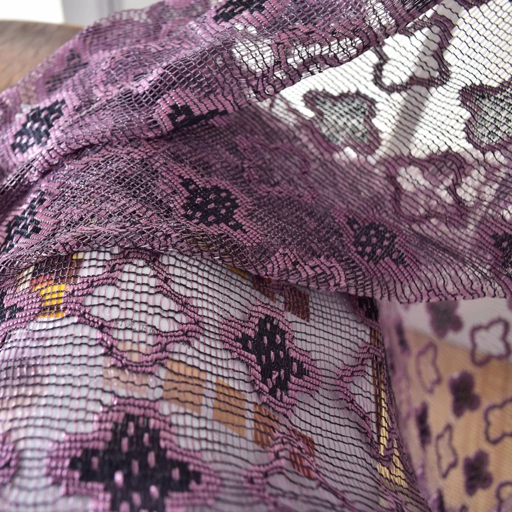 Фиолетовые шторы для кухонного окна 4 цвета тюль современные украшения спальни