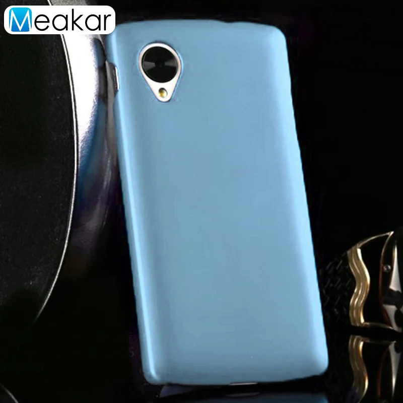 Матовая Пластик Coque 4.95For Nexus 5 чехол для LG Google Nexus 5 D820 D821 Em01l телефона чехол-лента на заднюю панель - Цвет: sky blue