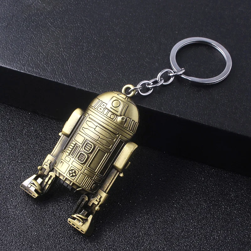20 шт. брелки из фильма «Звездные войны», космический корабль, робот R2D2, высокое качество, металлический брелок для мужчин, автомобильные женские сумки, аксессуары