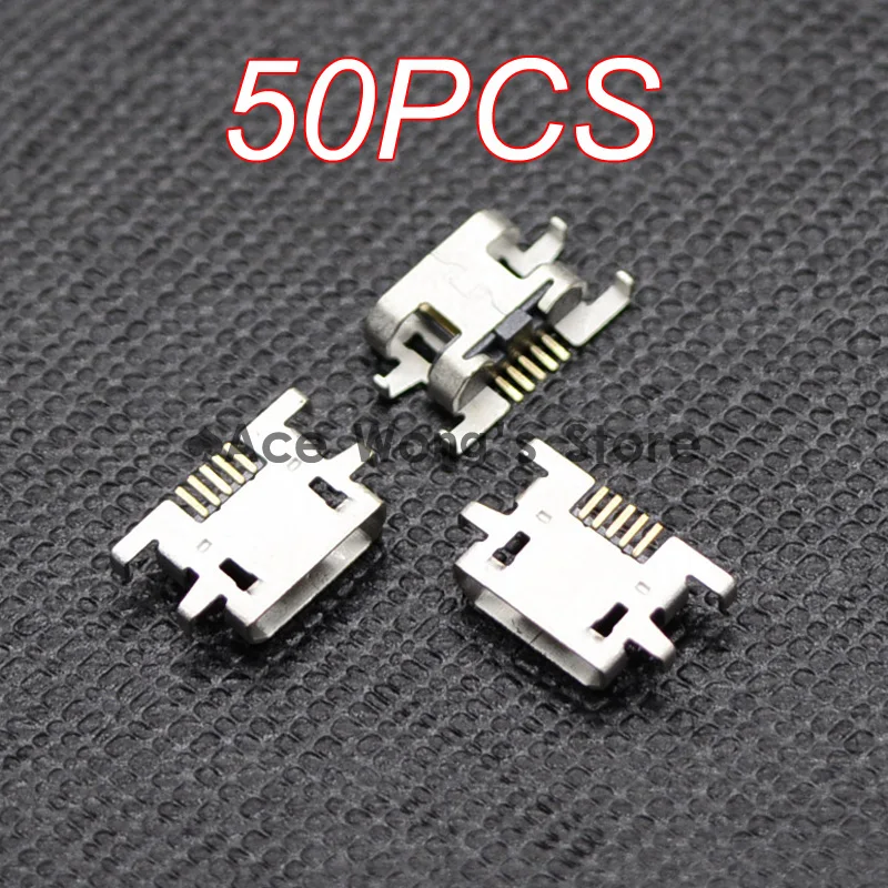 (50 шт./лот) гнездовой разъем Micro USB 5 контактный для зарядки Sony Xperia M C1904 C1905 C2004 C2005|socket