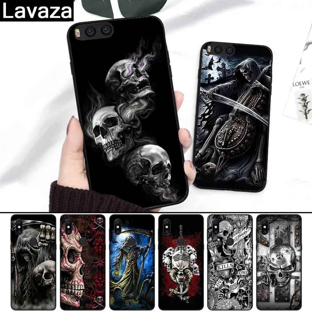 Чехол Lavaza Grim Reaper Skull Skeleton, силиконовый чехол с принтом для Redmi 4A 4X 5A S2 5 Plus 6 6A Note 4 Pro 7 8 k20 Prime Go