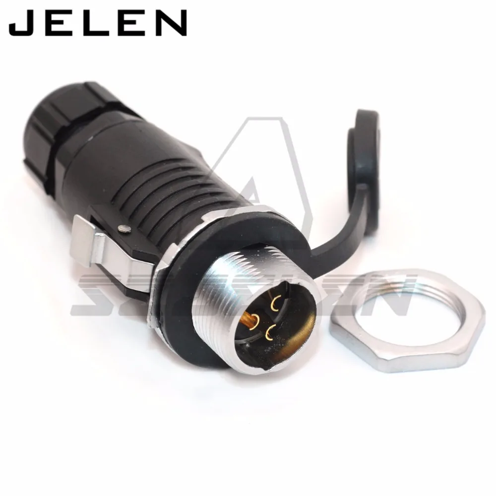 XHE20 3-контактные водонепроницаемые разъемы авиационный Штекерный разъем ip55