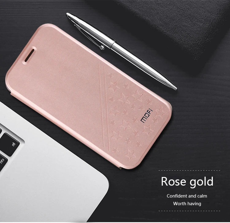 MOFi для Xiaomi Redmi Примечание 5A Чехол-книжка с подставкой из искусственной кожи с откидной крышкой для задней панели чехол для телефона Redmi Note 5A Pro Redmi 5 Redmi 4X телефон чехол s