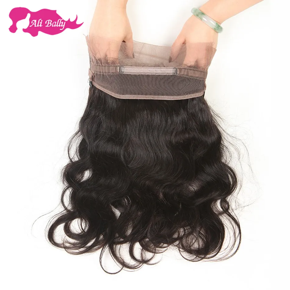 Бразильский Объемная Волна С Закрытием 360 Кружева Фронтальной Связывайте Сорвал