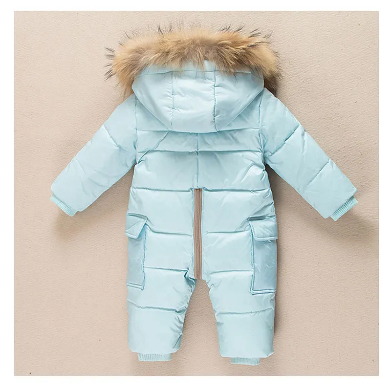 Комбинезон детский зимний на утином пуху теплый