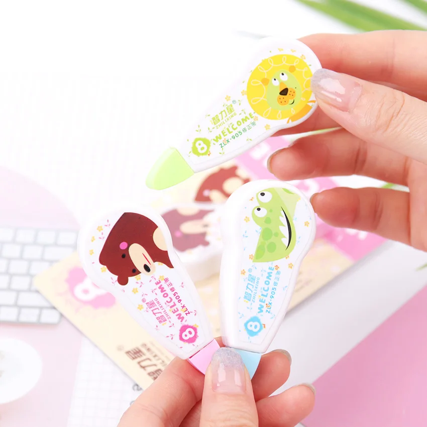 1 шт мультфильм Стиль коррекции ленты материал Kawaii Канцелярские Принадлежности
