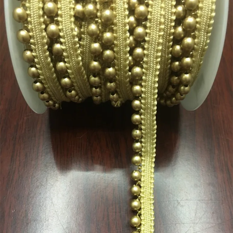 10 ярдов/партия золотистая отделка из бисера | Дом и сад