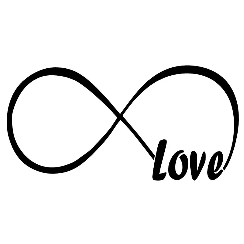 Наклейка на автомобиль значок знака бесконечности оригинальный стиль