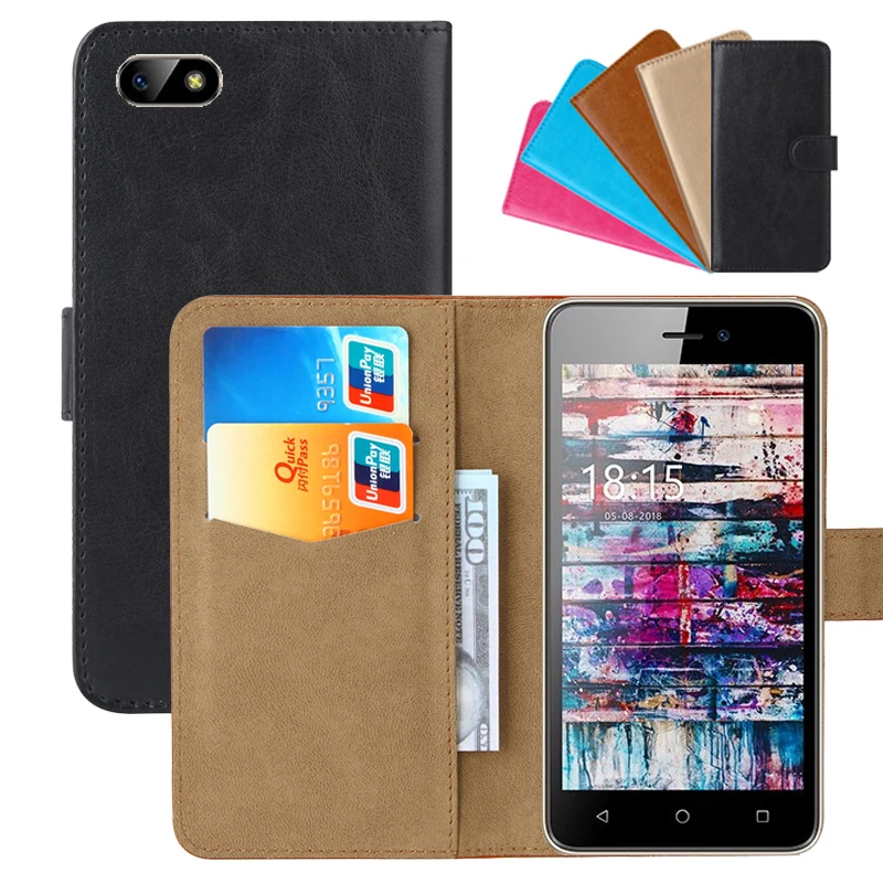 

Luxury Wallet Case For BQ BQ-5002G Fun PU Leather Retro Flip Cover Magnetic Fashion Cases Strap