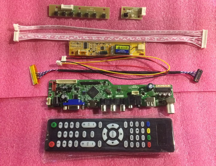 Высококачественный TV HDMI VGA CVBS плата ЖК контроллера с USB T.VST59.03 для детской модели