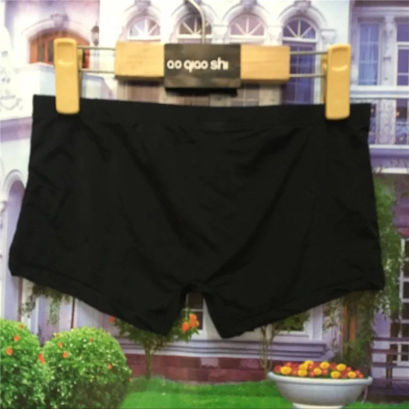 5 шт./лот сексуальное мужское нижнее белье из ледяного шелка мягкие мужские трусы