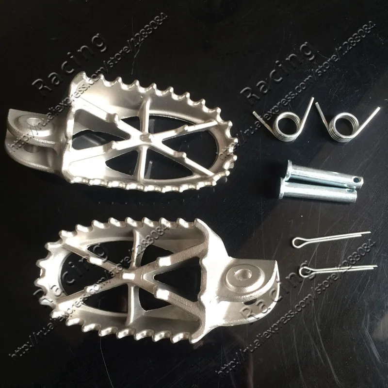 Педали из нержавеющей стали для ног ktm250 crf250(2001 2009) Dirt Bike Motorcycle бесплатная