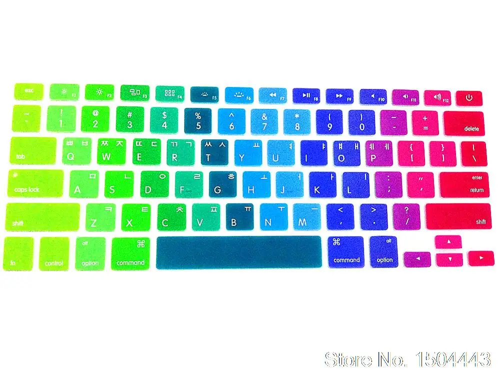 Крышка клавиатуры новая Корейская крышка Американская версия Радуга для Apple Macbook