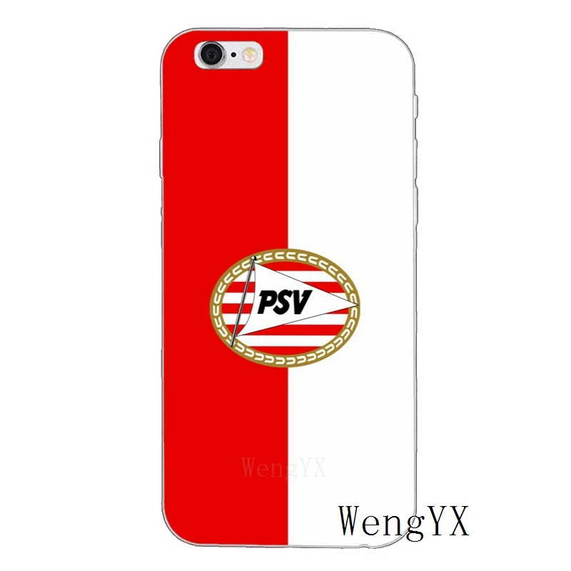 Для iPhone X XR XS Max 8 7 plus 6s 6 plus SE 5S 5c 5 4S 4 iPod Touch чехол psv Eindhoven футбольный логотип мягкий Чехол для телефона