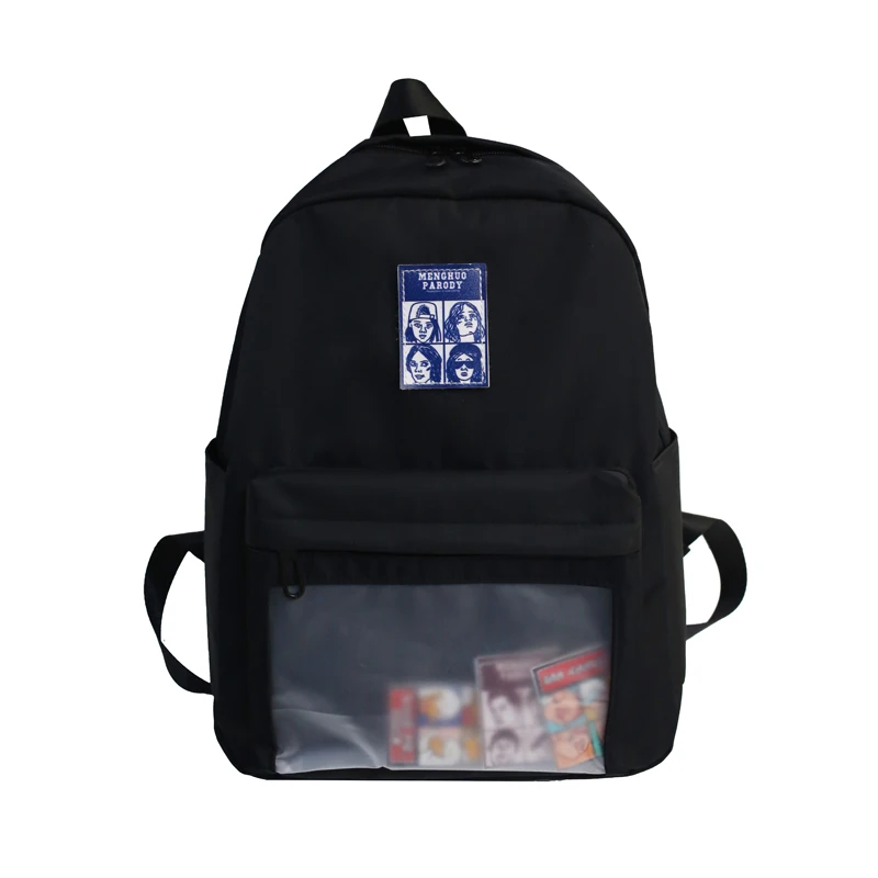 Модный внешний прозрачный рюкзак для девочек студенческий Подростковый книжный