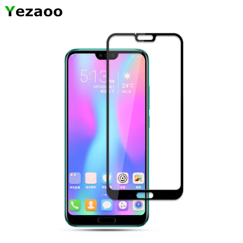 Полноэкранная защитная пленка yezaoo 5D для Huawei Honor 10 lite 9 8 6X 7X 8X View закаленное стекло