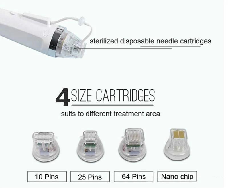

Disposable replacement head gold cartridge fractional microneedle microneedling micro needle machine cartridges tips spare parts
