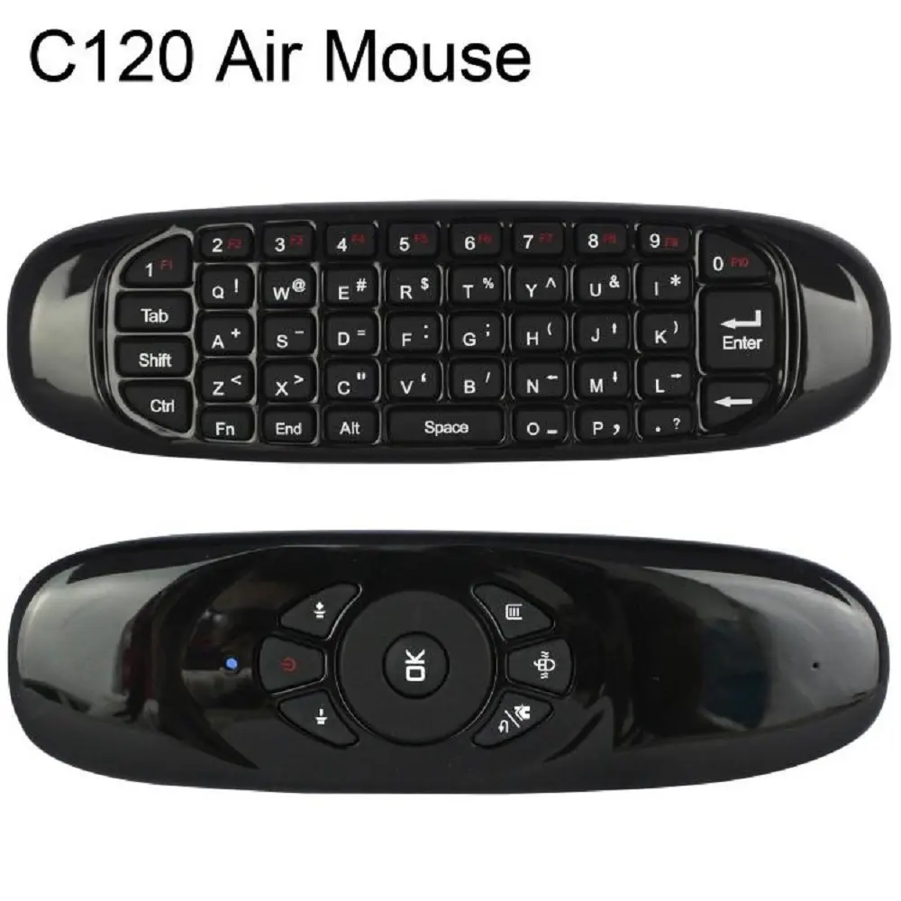 C120 Air мышь беспроводной клавиатура gyroscop 2 4 ГГц e для Android ТВ коробка с подсветкой
