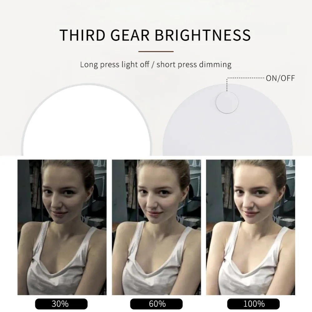 Светодиодная лампа для красивых фотографий кольцевой светильник селфи с